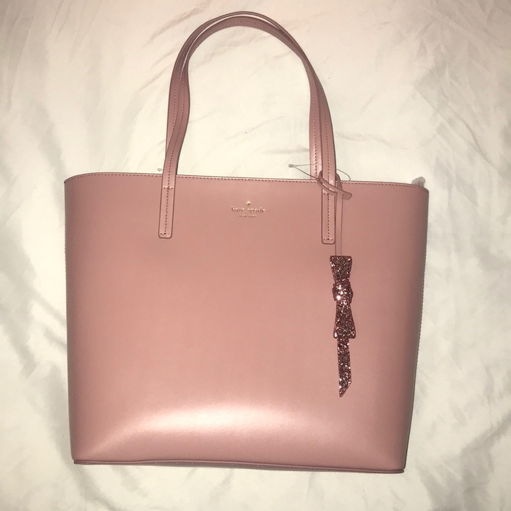 Kate Spade NWT Karla Seton Drive dusty peony
